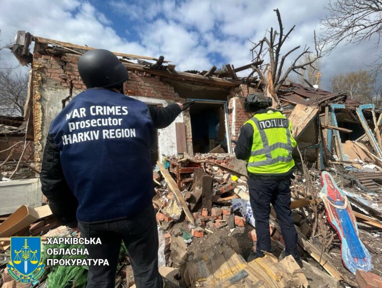 Правоохоронці зафіксували наслідки ударів ворожих БпЛА по Чугуєву